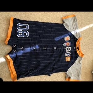 Short sleeve onesie with bottoms